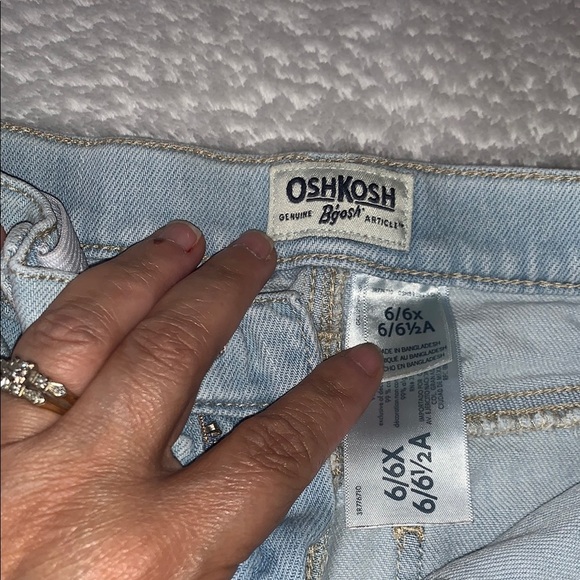 Gently Loved Light Blue Flared Girls Jeans by OshKosh - Picture 5 of 10